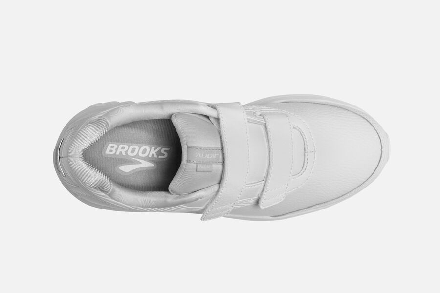 Brooks Running Shoes Womens White - Addiction Walker V-Strap 2 - 6485-OGDHV